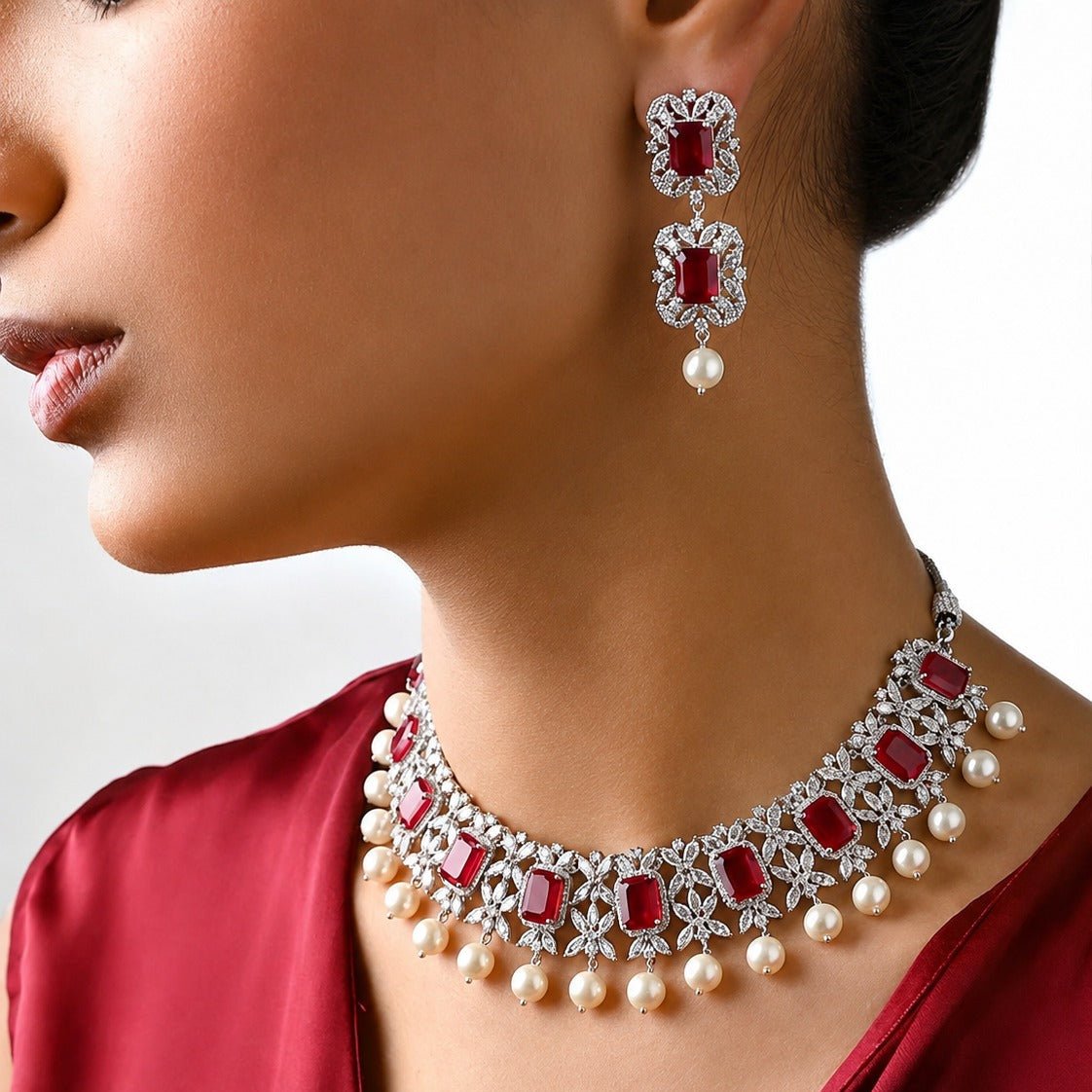 Yumna Zaidi Silver Set - Riwaaj