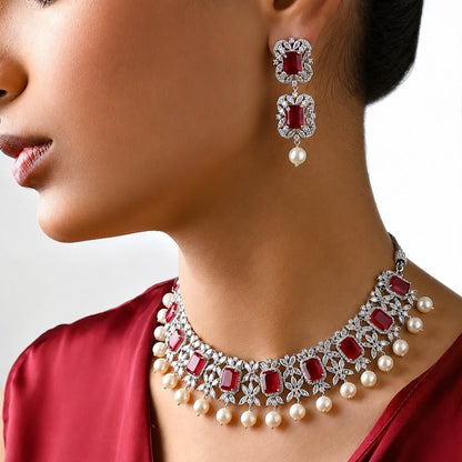 Yumna Zaidi Silver Set - Riwaaj